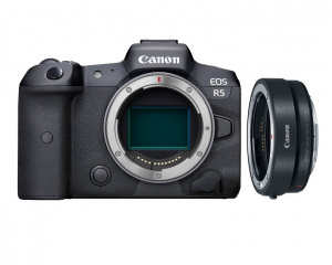 Беззеркальный фотоаппарат Canon EOS R5 Body Kit адаптер крепления EF-EOS R. - фото