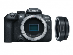 Фотоаппарат Canon EOS R10 Body + адаптер крепления EF-EOS R - фото