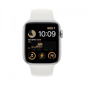 Умные часы Apple Watch SE 2 44mm серебристый/белый спортивный (MNK23) - фото2