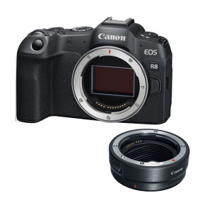 Беззеркальный фотоаппарат Canon EOS R8 Body + адаптер крепления EF-EOS R - фото