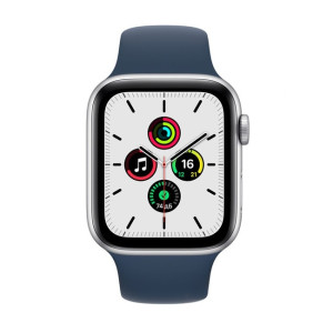 Умные часы Apple Watch SE 2 44 mm (алюминий серебристый/синий омут спортивный)  - фото2