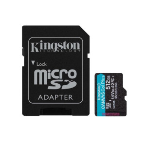 Карта памяти Kingston Canvas Go! Plus microSDXC 512Gb (SDCG3/512GB) - фото
