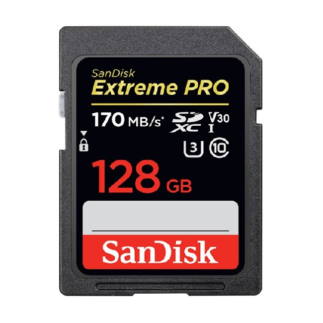 Карта памяти SDXC SANDISK Extreme PRO 128GB 10 CLASS UHS-I - фото