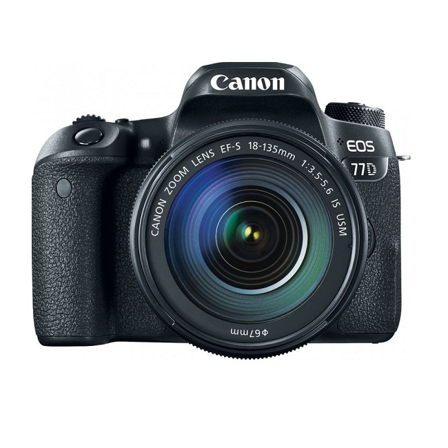 Зеркальный фотоаппарат Canon EOS 77D 18-135 IS USM. - фото