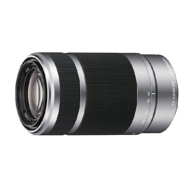 Объектив Sony E 55-210mm F 4.5-6.3 OSS (SEL55210) Цвет: Серебристый. - фото