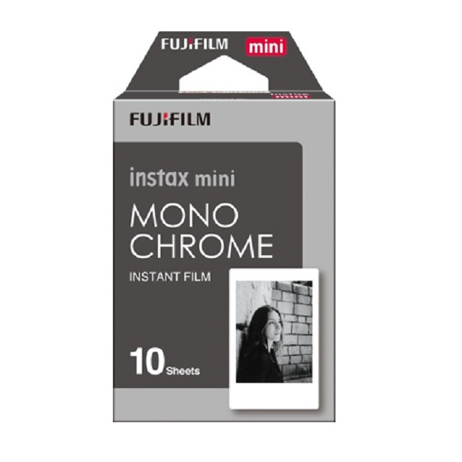 Кассета Fujifilm Instax Mini Mono Chrome x10. - фото