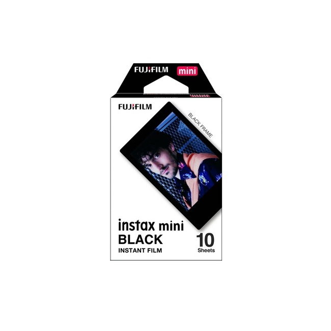 Кассета Fujifilm Instax Mini BLACK x10. - фото