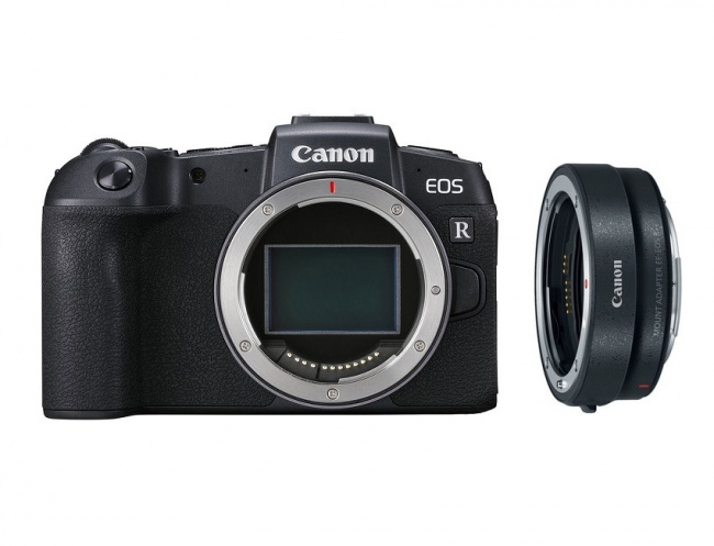Беззеркальный фотоаппарат Canon EOS RP Body Kit адаптер крепления EF-EOS R. - фото