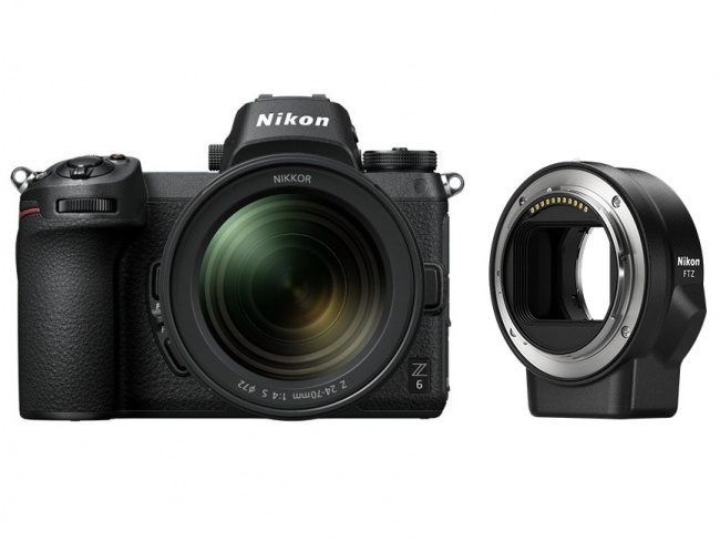 Беззеркальный фотоаппарат Nikon Z6 Kit 24-70mm f/4 S + переходник FTZ - фото