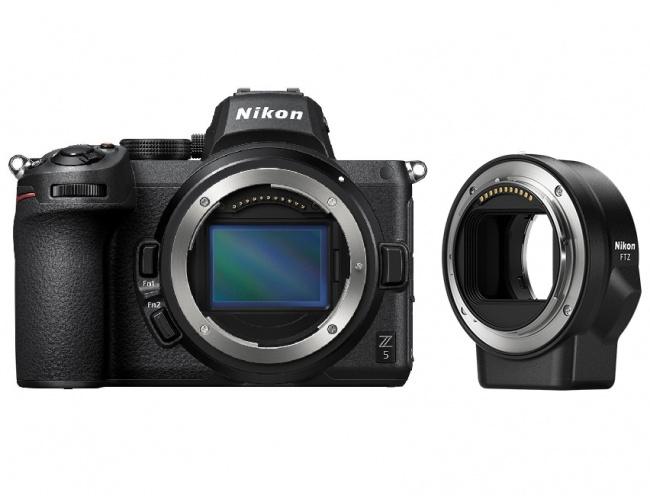 Беззеркальный фотоаппарат Nikon Z5 + переходник FTZ Mount Adapter - фото
