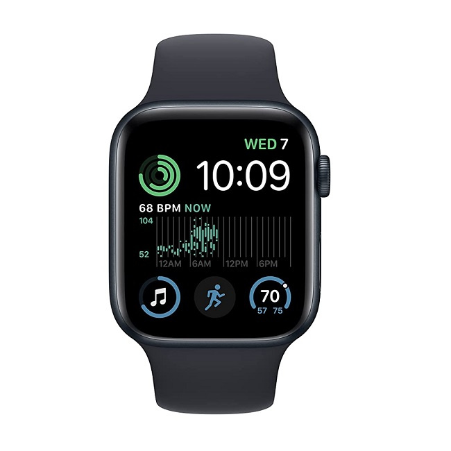 Умные часы Apple Watch SE 2 44 мм темно-серый/темно-серый спортивный (MNK03) - фото2