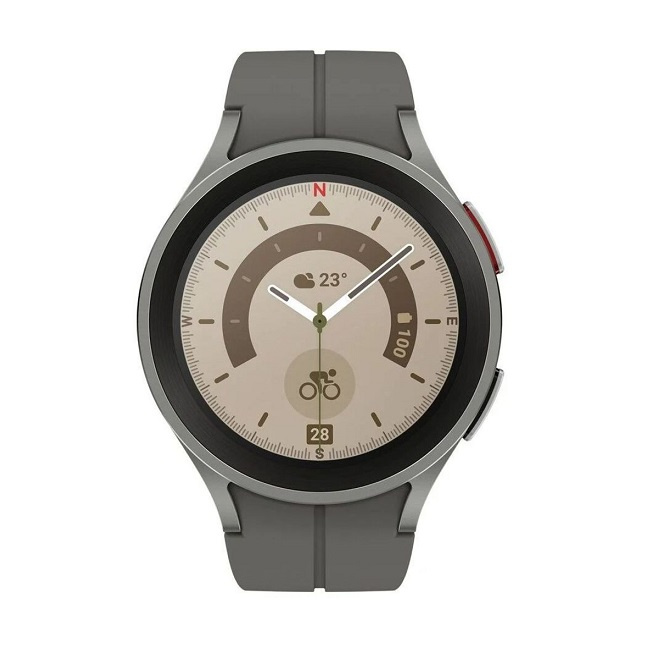 Смарт-часы Samsung Galaxy Watch 5 Pro 45 мм (серый титан) - фото2