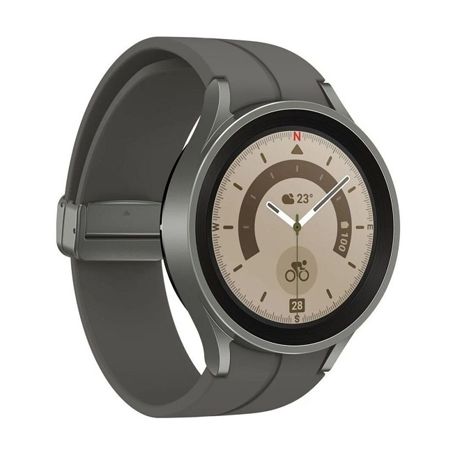 Смарт-часы Samsung Galaxy Watch 5 Pro 45 мм LTE (серый титан) - фото3