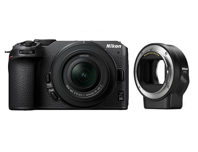 Беззеркальный фотоаппарат Nikon Z30 Kit 16-50mm f/3.5-6.3 VR + FTZ Adapter - фото