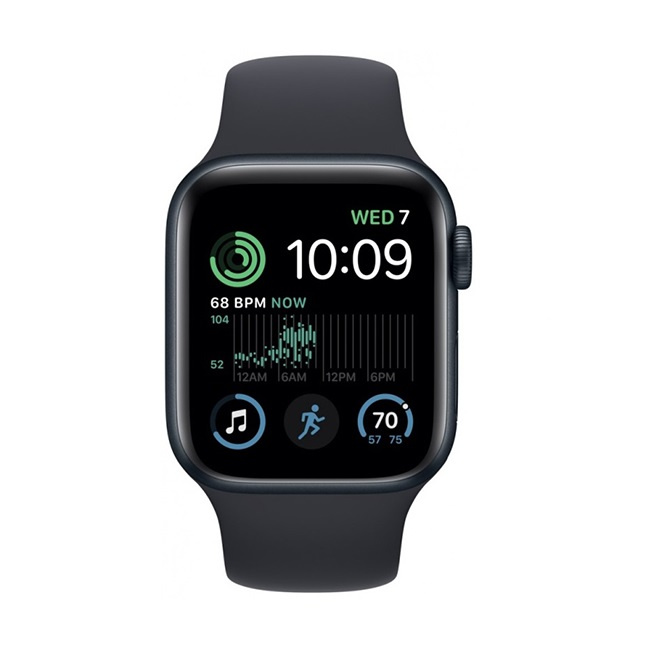 Умные часы Apple Watch SE 2 44mm (темная ночь/темная ночь спортивный) (MNTF3) - фото2