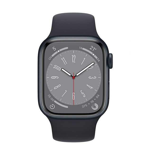 Умные часы Apple Watch Series 8 41 мм полуночный/полуночный спортивный (MNU83) - фото2