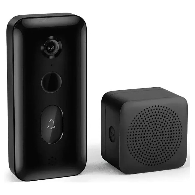 Умный дверной звонок Xiaomi Smart Doorbell 3S (Международная версия) Черный - фото, картинка Умный дверной звонок Xiaomi Smart Doorbell 3S (Международная версия) Черный - фото