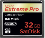 Карта памяти Sandisk Extreme CompactFlash 32GB 800x - фото