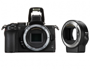 Беззеркальный фотоаппарат Nikon Z50 + переходник FTZ Mount Adapter - фото