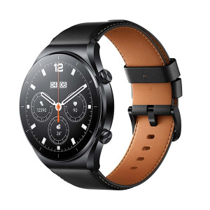 Смарт-часы Xiaomi Watch S1 черный/черно-коричневый (международная версия) - фото