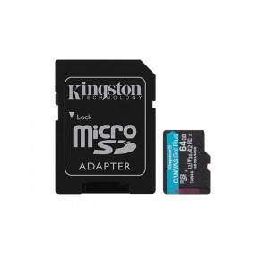 Карта памяти Kingston Canvas Go! Plus microSDXC 64Gb (SDCG3/256GB) - фото