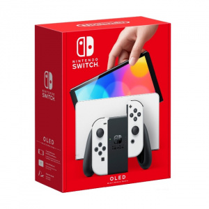 Игровая приставка Nintendo Switch OLED 64Gb (белый) - фото
