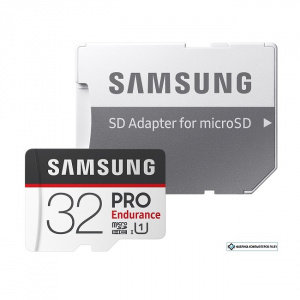 Карта памяти Samsung PRO Endurance microSDHC 32GB + адаптер - фото