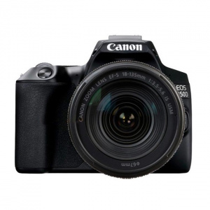 Зеркальный фотоаппарат Canon EOS 250D KIT 18-135 IS USM Цвет: Черный - фото