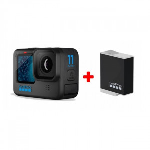Экшен-камера Gopro Hero 11 Black + аккумулятор GoPro Enduro ADBAT-011 (MODEL: SPBL1B-C) - фото