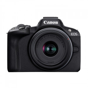Беззеркальный фотоаппарат Canon EOS R50 RF-S 18-45mm F4.5-6.3 IS STM. Черный - фото