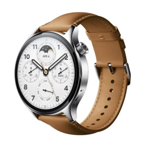 Умные часы Xiaomi Watch S1 Pro серебристый (международная версия) - фото