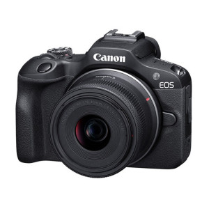 Беззеркальный фотоаппарат Canon EOS R100 RF-S 18-45mm F4.5-6.3 IS STM. Черный - фото2