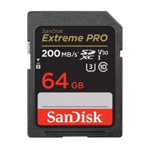 Карта памяти SDXC SANDISK Extreme PRO 64GB 10 CLASS UHS-I - фото