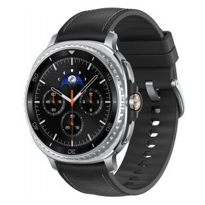 Умные часы Samsung Galaxy Watch8 Classic 46 мм (серебристый/черный) - фото