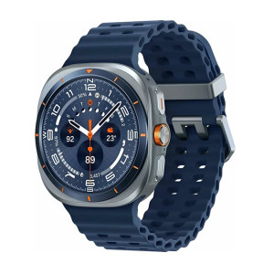 Умные часы Samsung Galaxy Watch Ultra 2025 47 мм LTE (синий титан) - фото