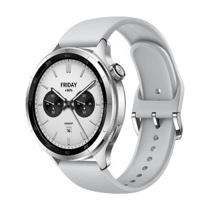 Умные часы Xiaomi Watch S4 (серебристый, международная версия) - фото