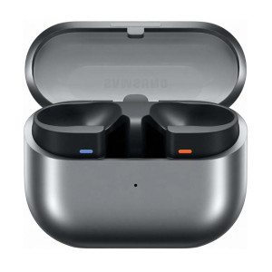 Кейс для наушников Samsung Galaxy Buds 3 Pro Cеребристый (Оригинальный) - фото