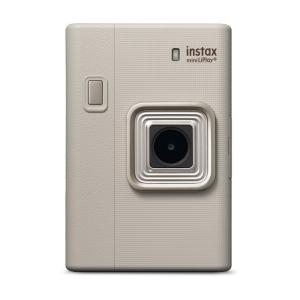 Фотоаппарат мгновенной печати FUJIFILM instax mini LiPlay+ Hybrid (песочно-бежевый) - фото