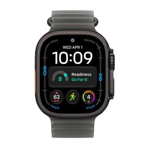 Умные часы Apple Watch Ultra 4 LTE 49 мм (титановый корпус, черный/серый, ремешок из эластомера) (MJAY4) - фото2