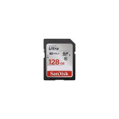 Карта памяти SDXC SANDISK ULTRA 128GB 10 CLASS UHS-I - фото