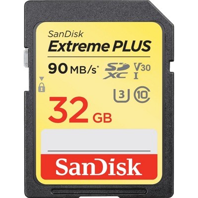 Карта памяти SDHC SANDISK Extreme Plus 32Gb 10 CLASS UHS-I - фото