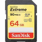 Карта памяти SDXC SANDISK Extreme 64Gb 10 CLASS UHS-I - фото